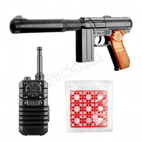 تفنگ اسباب بازی ترقه ای گلدن گان مدل M 60