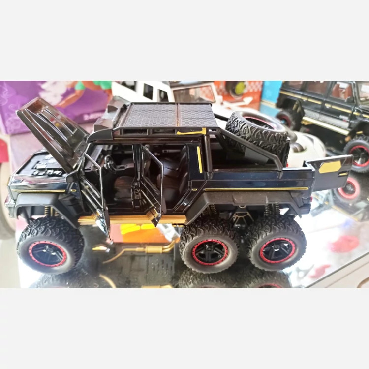 اسباب بازی ماکت فلزی بنز 6 چرخ بارابوس جدید