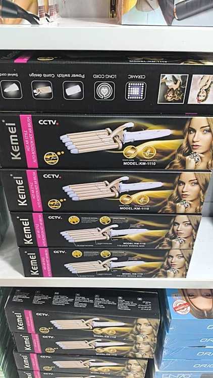 فر کننده مو کیمی مدل KM-1010 سه لول