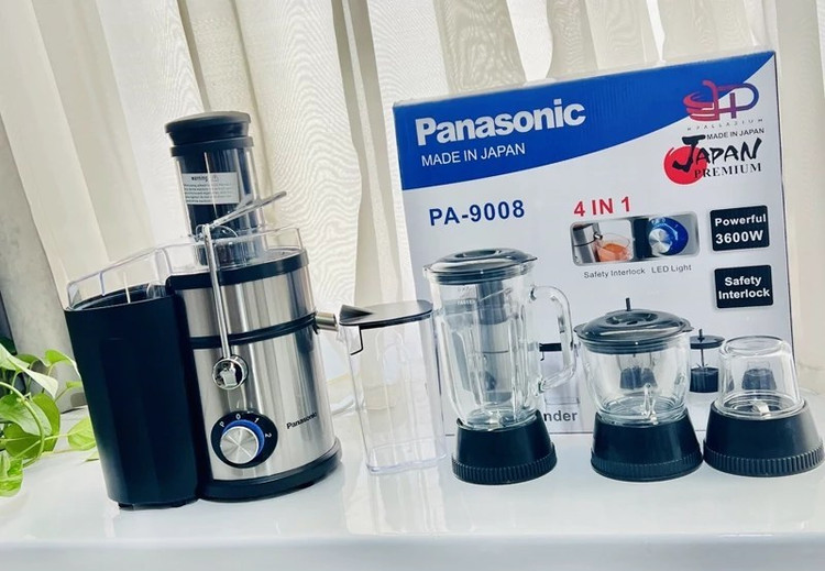 آبمیوه گیری پاناسونیک ۴ کاره بدنه استیل ۳۶۰۰ وات