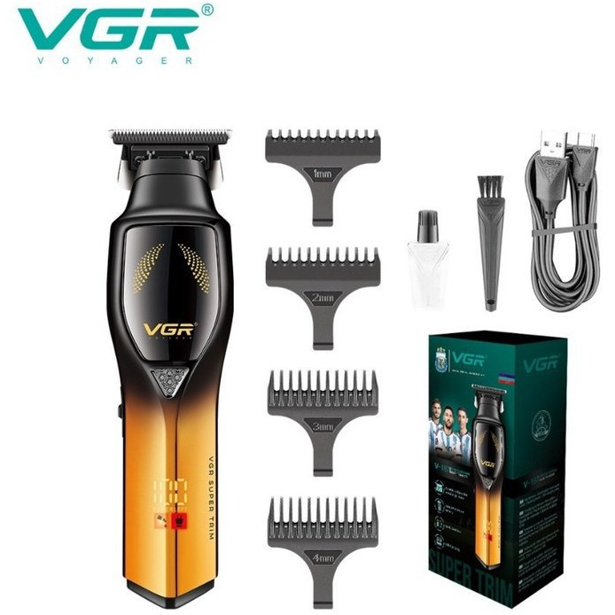 ماشین اصلاح وی جی آر مدل V-187 با تیغه سرامیک و برش مستقیم