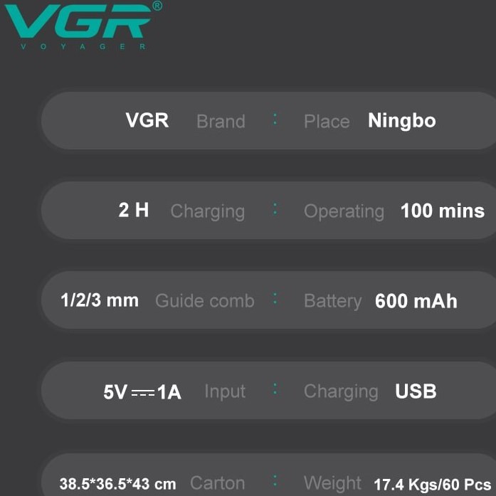 ماشین اصلاح وی جی ار مدل V-918