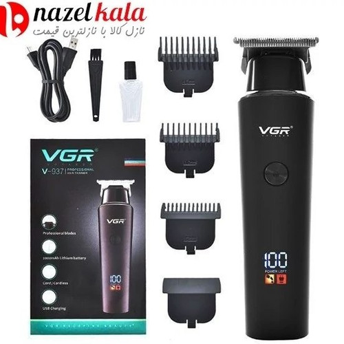 ماشین اصلاح وی جی آر مدل V-937 با تکنولوژی برش مستقیم و ضد آب