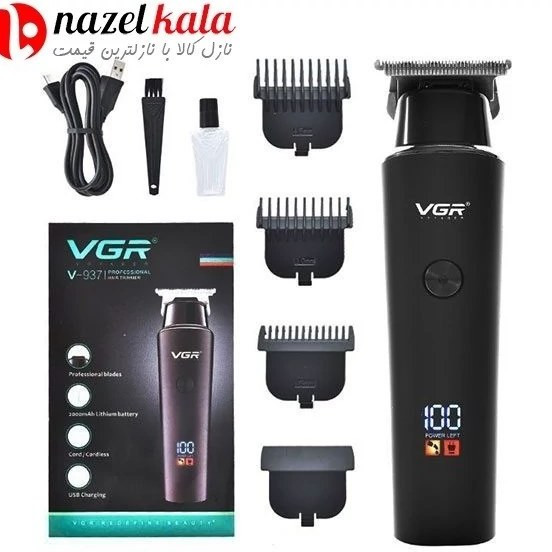 ماشین اصلاح وی جی آر مدل V-937 با تکنولوژی برش مستقیم و ضد آب