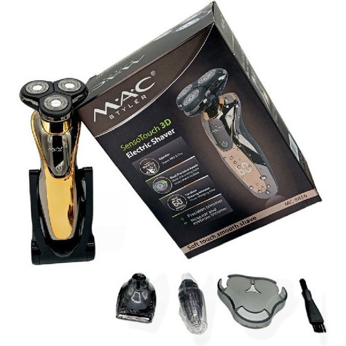 ریش تراش مک استایلر مدل MC8816 با برش چرخشی و استیل ضد زنگ