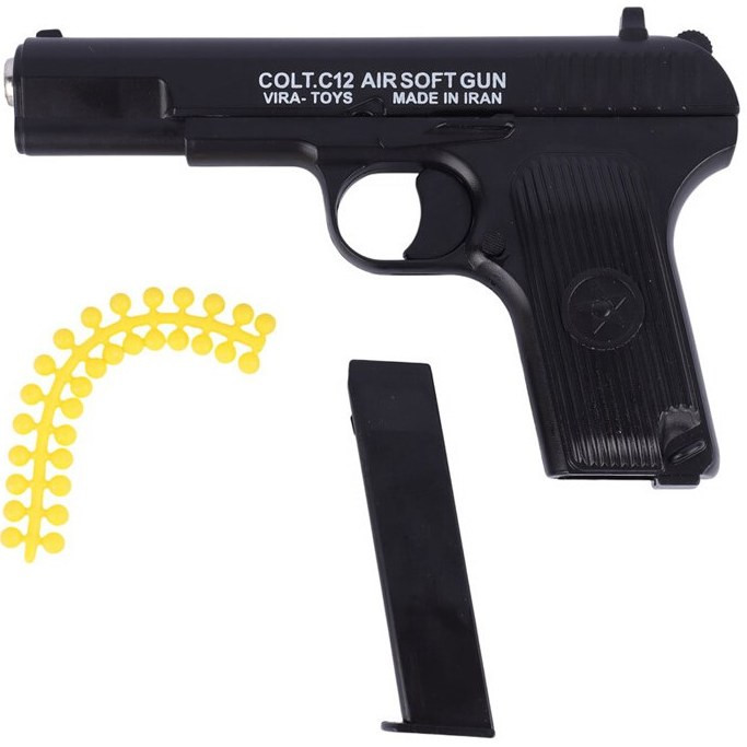 کلت فلزی C12 ساچمهای اسباب بازی